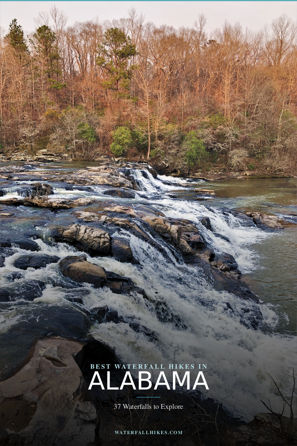 Alabama Waterfall Hikes Pinterest Guide
