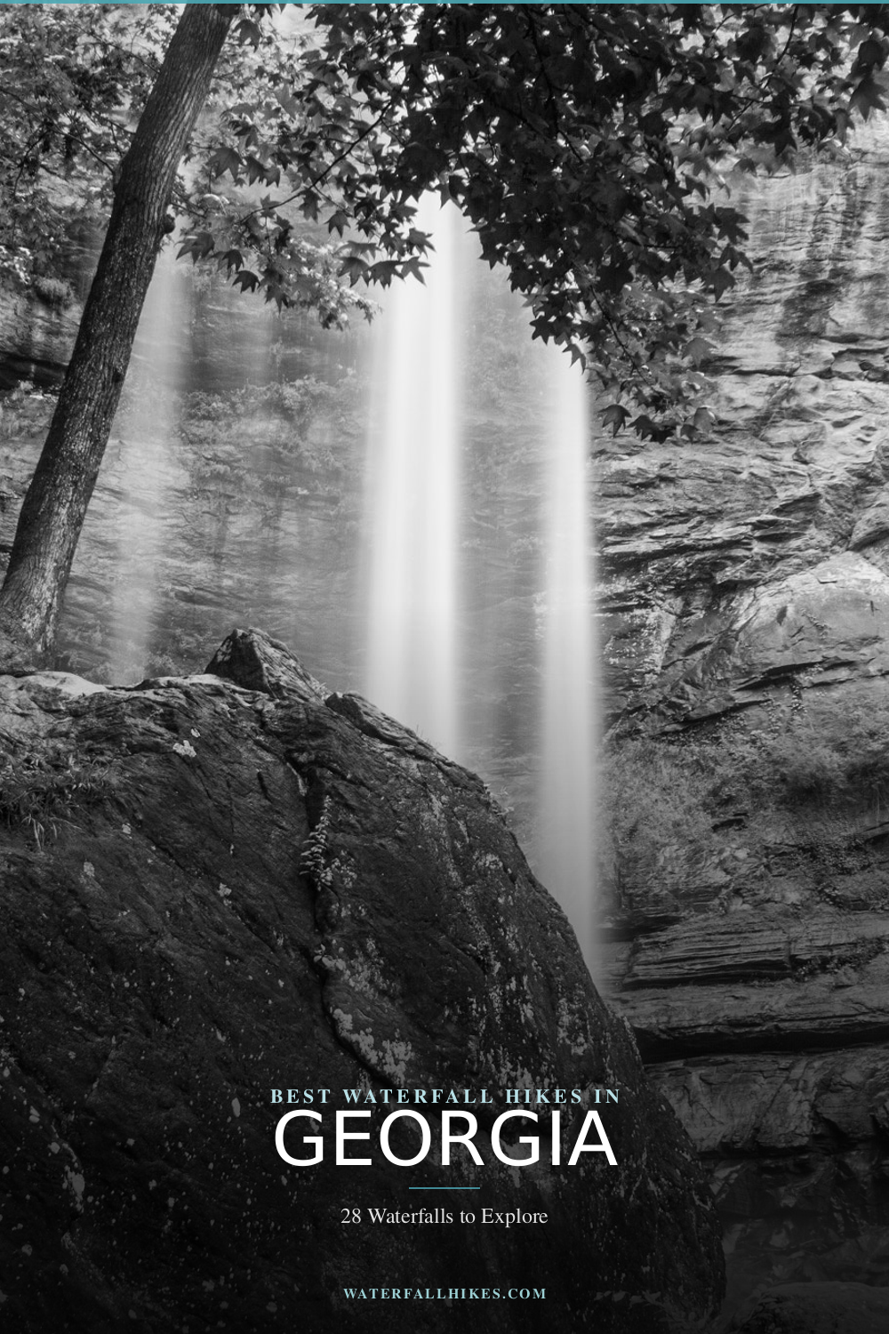 Georgia Waterfall Hikes Pinterest Guide