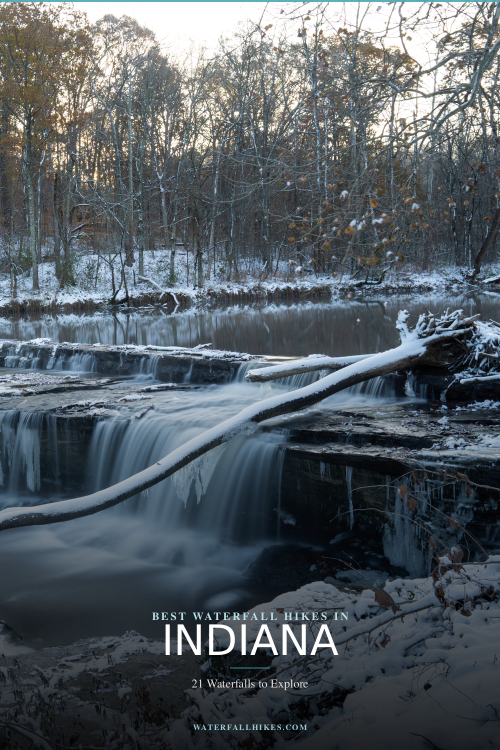 Indiana Waterfall Hikes Pinterest Guide