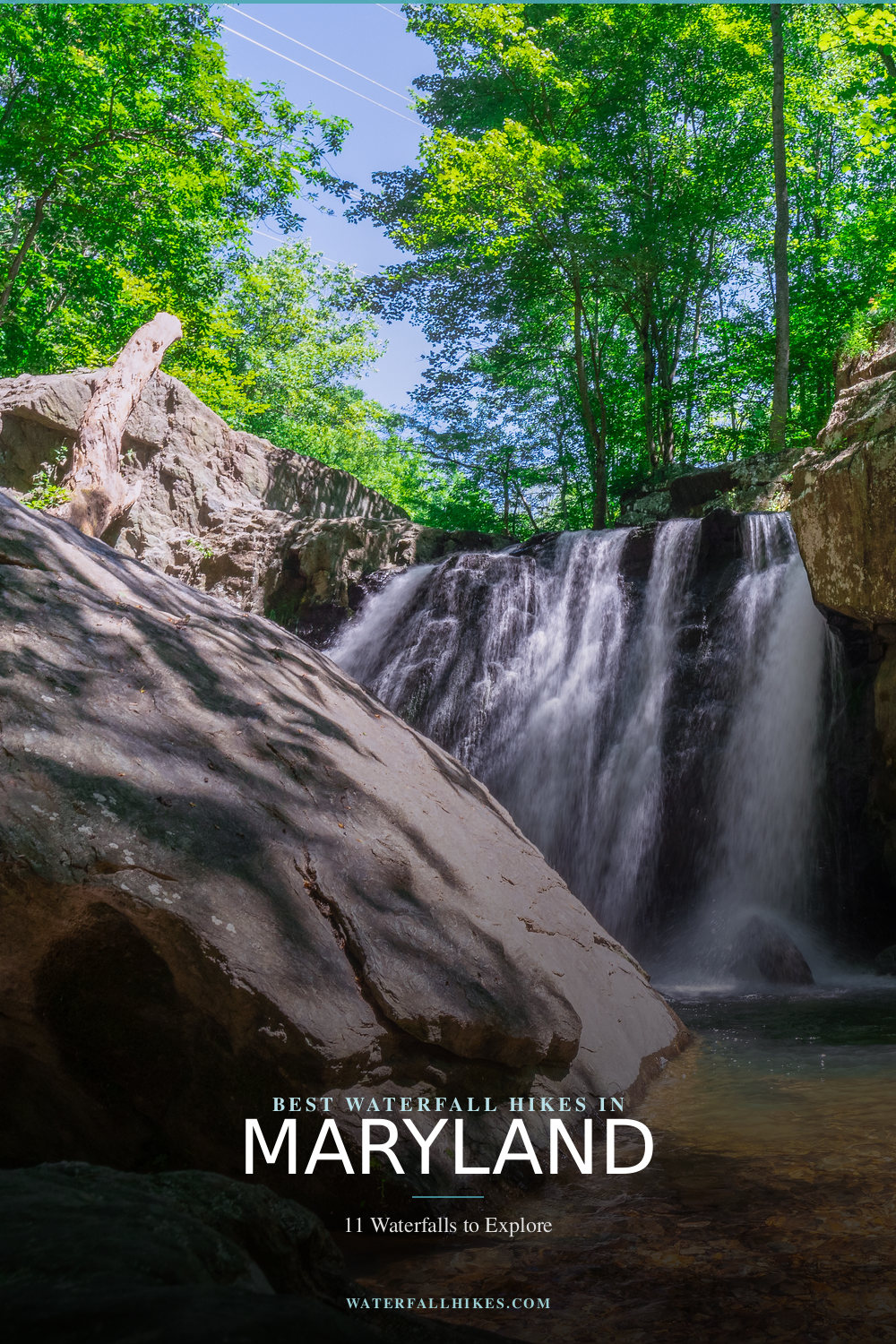 Maryland Waterfall Hikes Pinterest Guide