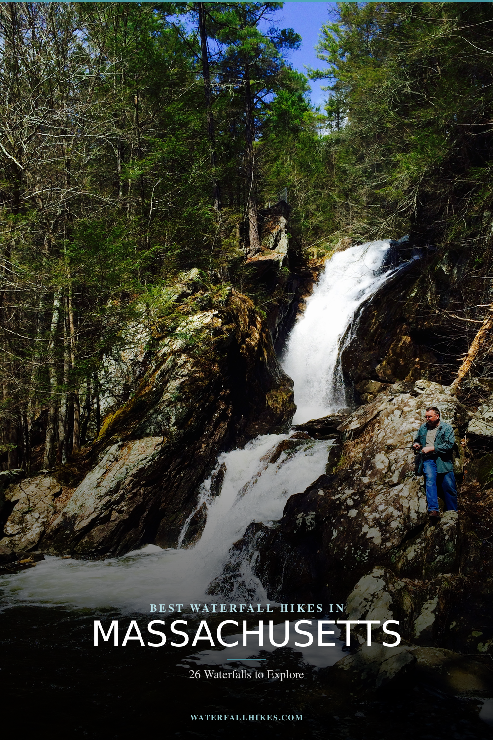 Massachusetts Waterfall Hikes Pinterest Guide