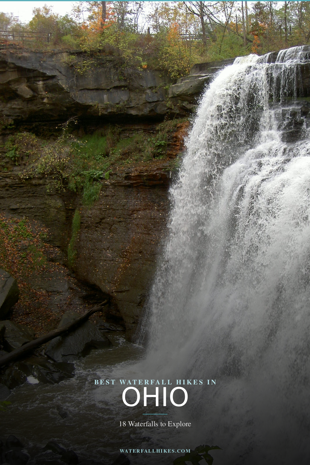 Ohio Waterfall Hikes Pinterest Guide