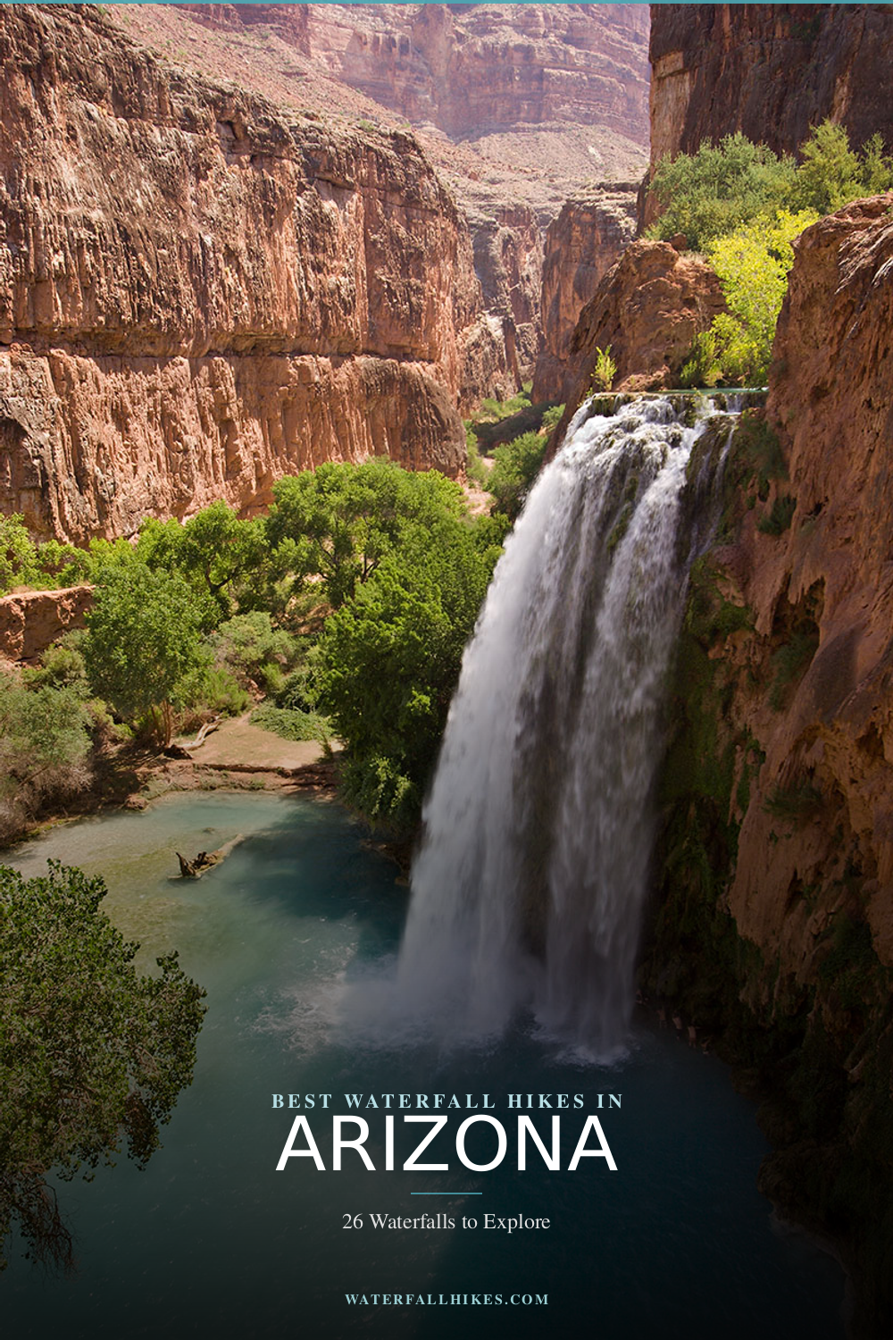Arizona Waterfall Hikes Pinterest Guide