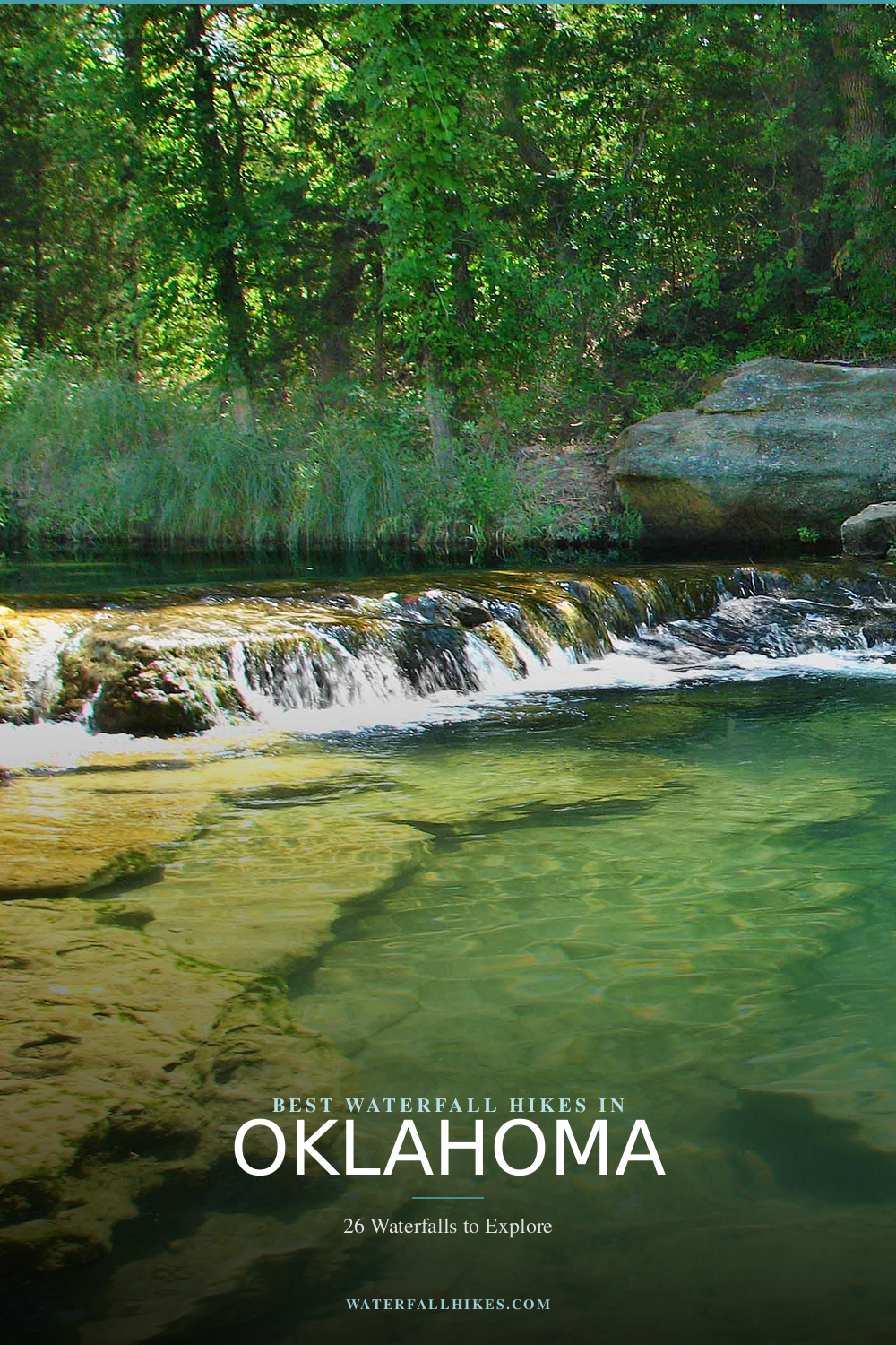 Oklahoma Waterfall Hikes Pinterest Guide