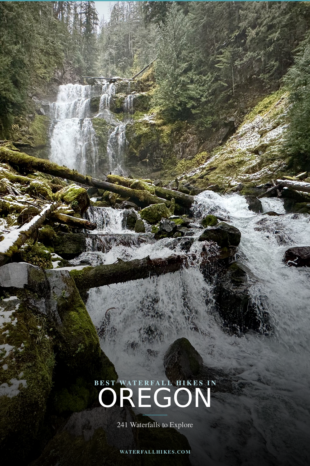 Oregon Waterfall Hikes Pinterest Guide