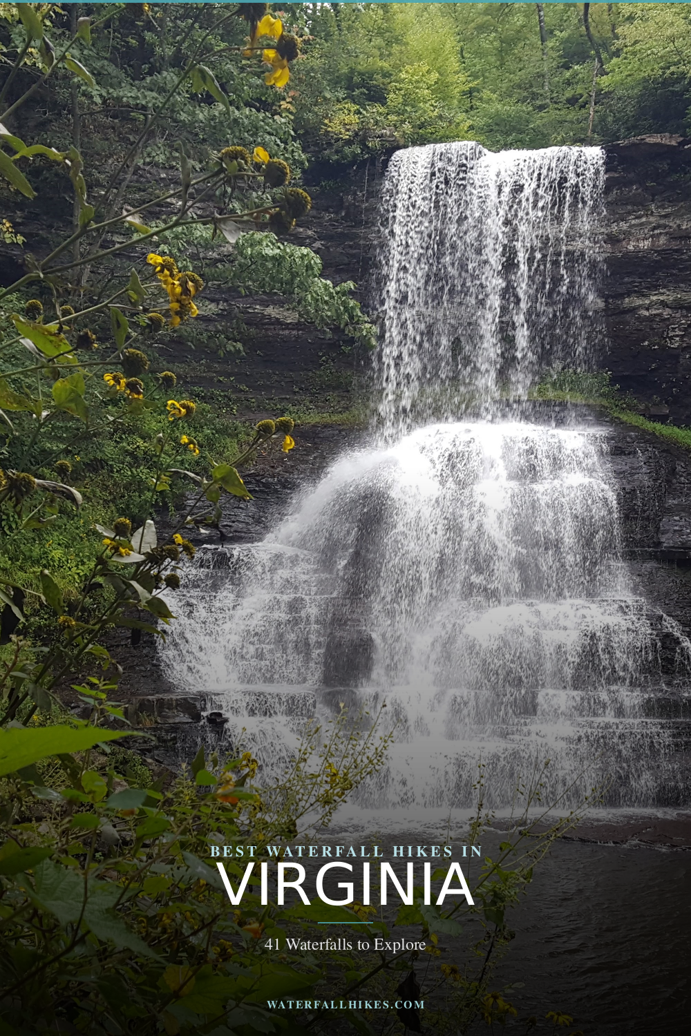 Virginia Waterfall Hikes Pinterest Guide