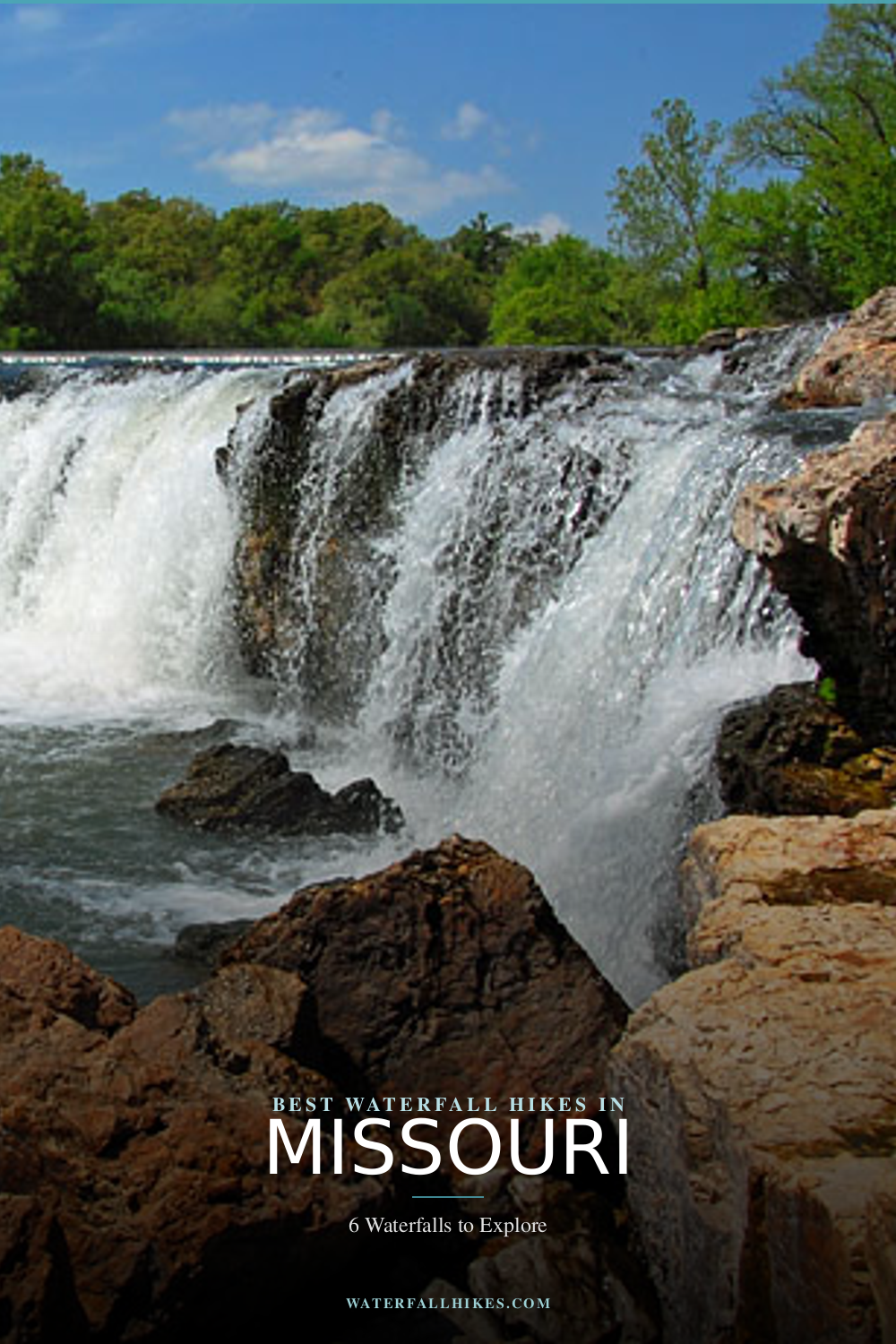 Missouri Waterfall Hikes Pinterest Guide