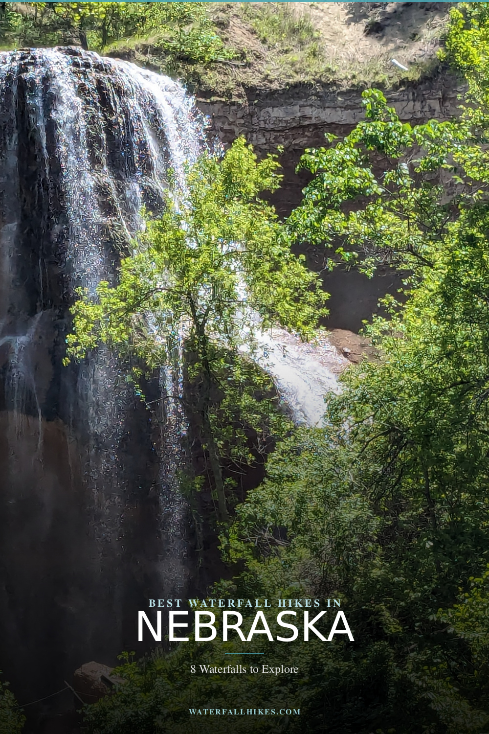 Nebraska Waterfall Hikes Pinterest Guide